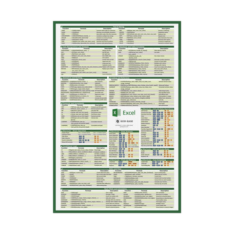 Excel Poster (international INT)