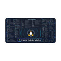 Linux Cheat Sheet Desk Mat