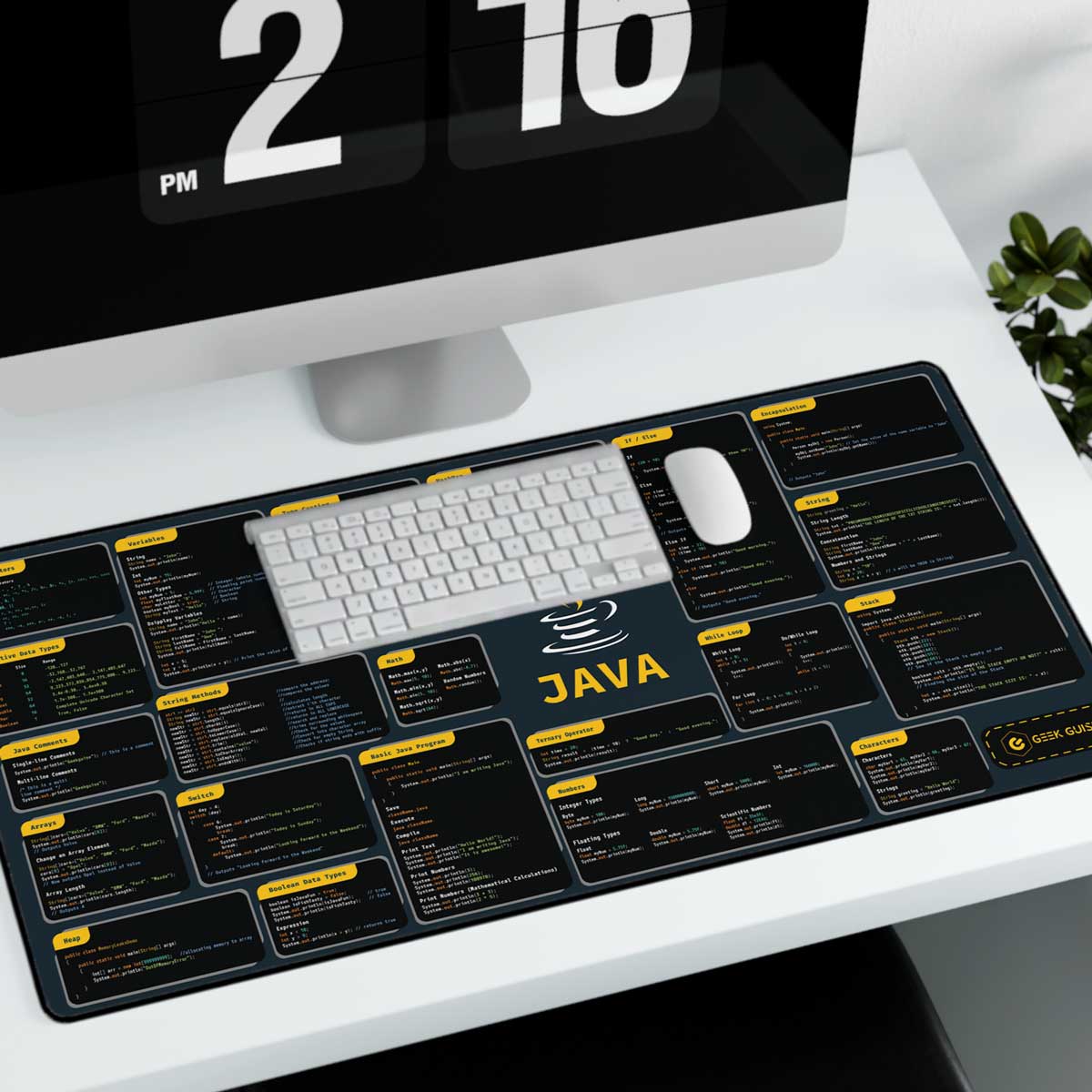 Java Cheat Sheet Desk Mat – Geek Guise