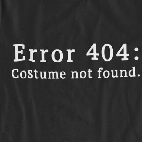 Error 404 Halloween Shirt